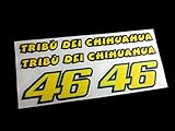 Encaje perfecto Ecoshirt 99-JEN9-PRD6 Pegatinas 46 Moto GP Ref:Eco08 Stickers Valentino Aufkleber Decals Adesivi, Colores Imagen Image Colors Rossi