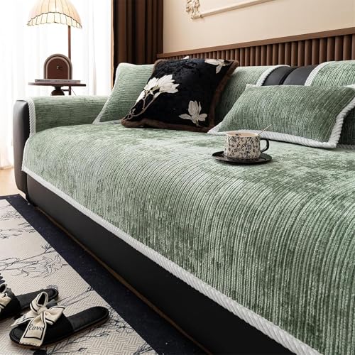 Genérico Funda de Sofá para Asiento,Funda Cubre Sofá Chaise Longue Chenille Colcha Multiusos para sofás Protector(Stmle4,70x90cm)