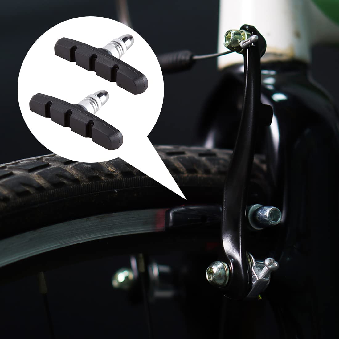 Zapata Freno Bicicleta Spinning Zapatas De Freno V-Brake 70mm (8