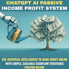 ChatGPT AI Passive Income Profit System Audiolibro Por Preston Wilson arte de portada