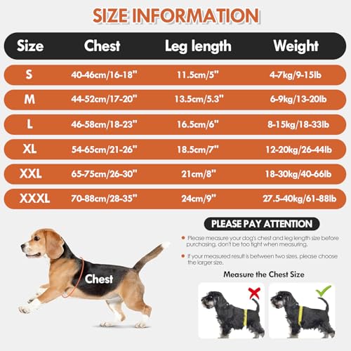 Image of HDKUW Dog Recovery Sleeve, Dogs Front Leg Sleeves After Surgery with Elastic Band, Elbow Protector for Small Medium Large Dogs, Puppy Joint Brace Prevent Licking Wound Cone Alternative XL