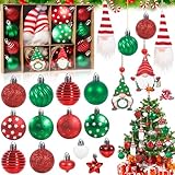 lot de decoration de noel exterieur 【Decoration ideale de l'arbre de noël】 : Ces boules de noël ont un élément festif étonnant avec de belles couleurs de noël classiques et lumineuses qui ajouteront beaucoup d'élégance et de beauté à votre noël. Accrocher les boules de noël à votre arbre de noël ou les offrir en cadeau à votre famille et à vos amis est la meilleure façon de créer des souvenirs inoubliables.