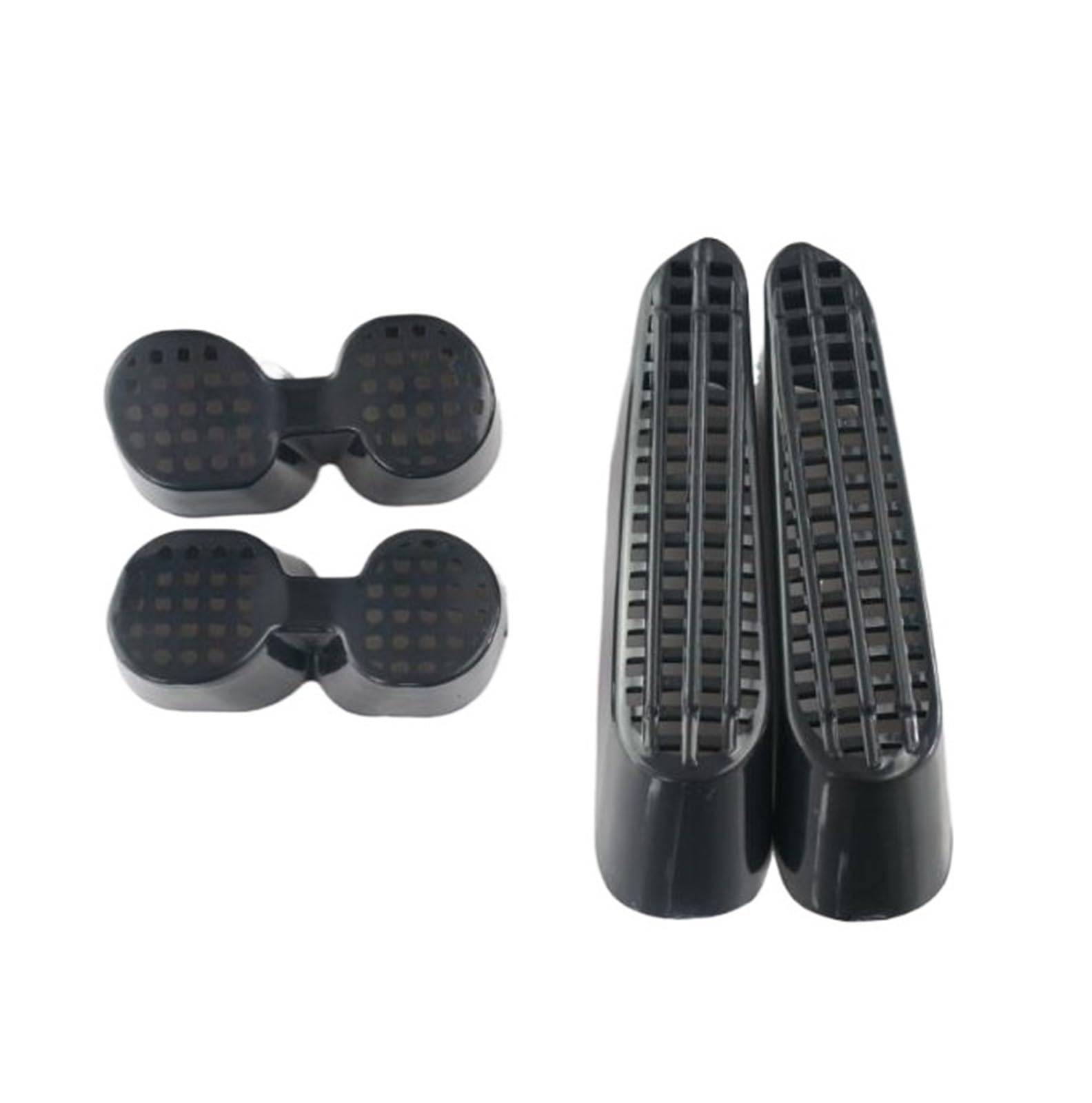 YPEYSDBX 4PCS Car-Styling Fit for Seat Heat Floor AC Duct Vent Outlet Grille Cover Fit for Q3 2014-2016 Car Accessories