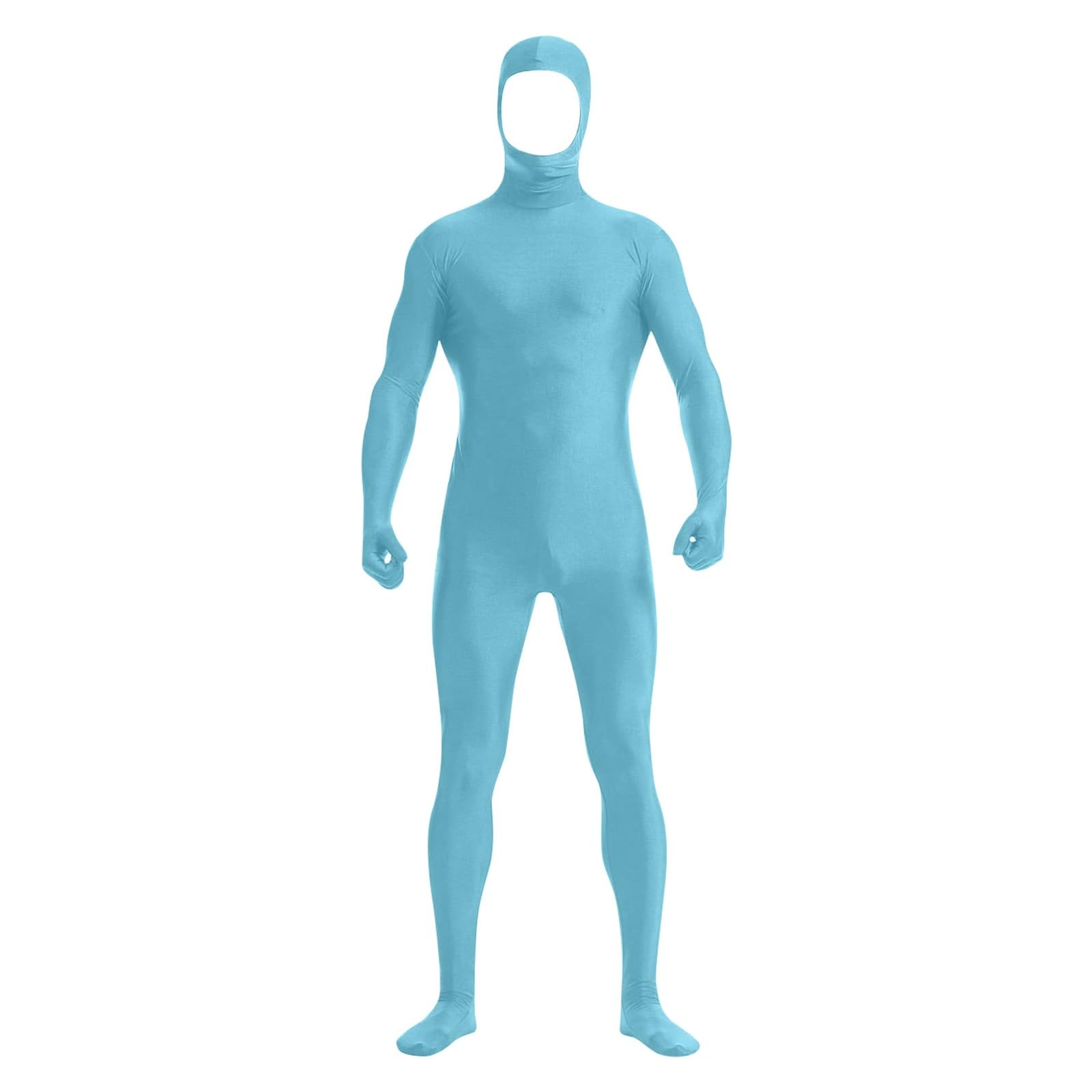 Halloween Costumes Adults Women Men Zentai Suit Morph Suit, Full-Body Costume for Role Play & Halloween, Stretchy Orange Bodysuit with Face Opening, Great for Cosplay, Parties, Performances,180CM