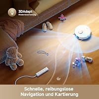 dreame L40 Ultra A Saugroboter mit Wischfunktion,dualem System gegen aufgewickelte Haare, 24.000 Pa Saugkraft, 10,5 mm Moppanhebung, Mopp-Selbstreinigung und intelligenter Hindernisvermeidung – Ansicht 9