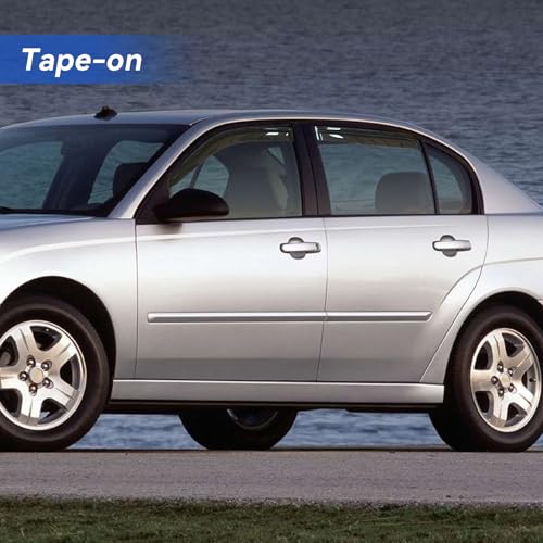 Image of Window Visors Rain Guards for 1997-2003 Chevy Malibu, Out-Channel Window Vent Wind Deflectors Visors Shades for 1997 1998 1999 Oldsmobile Cutlass Sedan