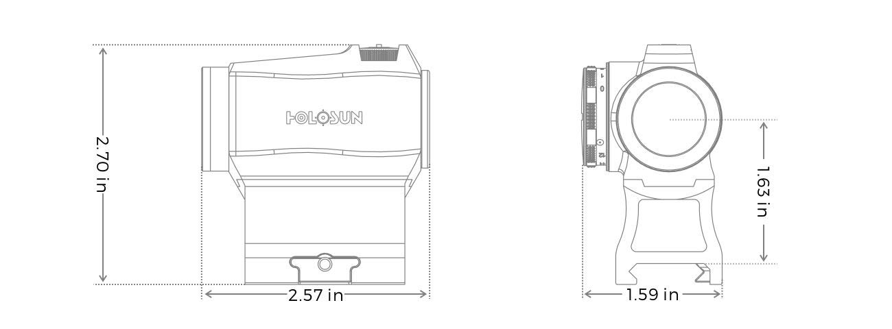 Amazon.co.jp: [HOLOSUN/ホロサン] HS503R Micro レッド