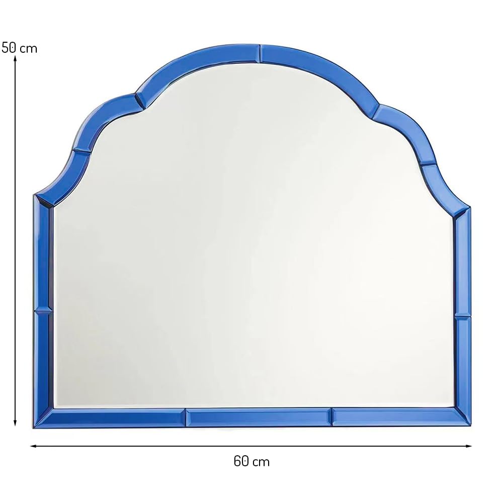 Milton & Oldbrook Miroir Mural 60 x 50 cm Montana Bleu