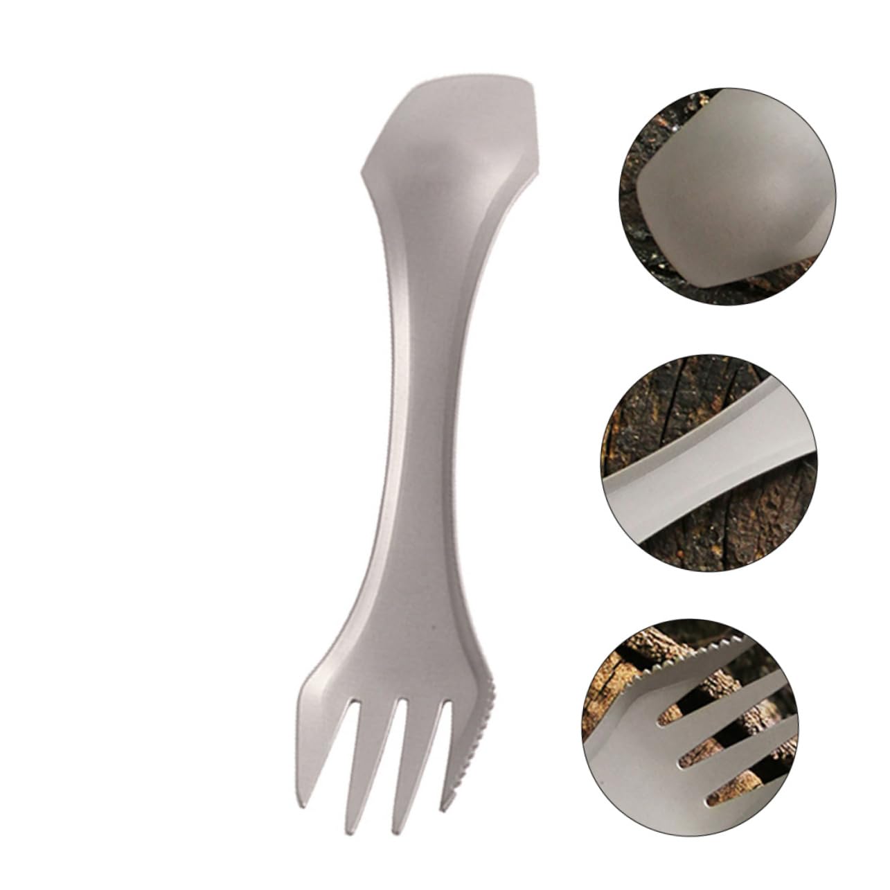 HANABASS Multifunctional Camping Cutlery Lightweight Travel Utensils Durable Spoon Fork for Hiking Picnics and Outdoor Dining