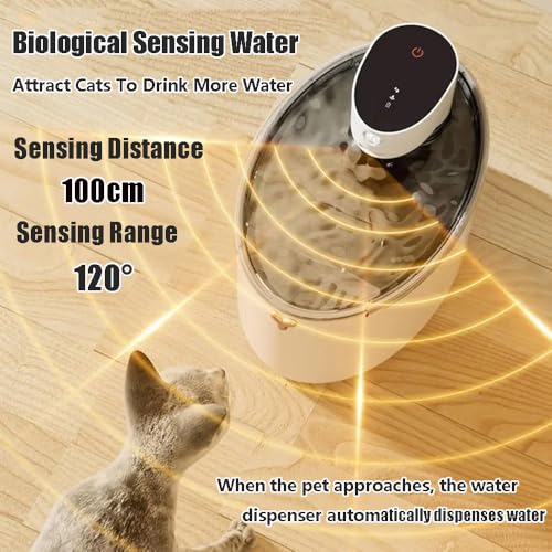 Fuente de Agua Inalámbrica para Gatos 2.5L miniatura 3