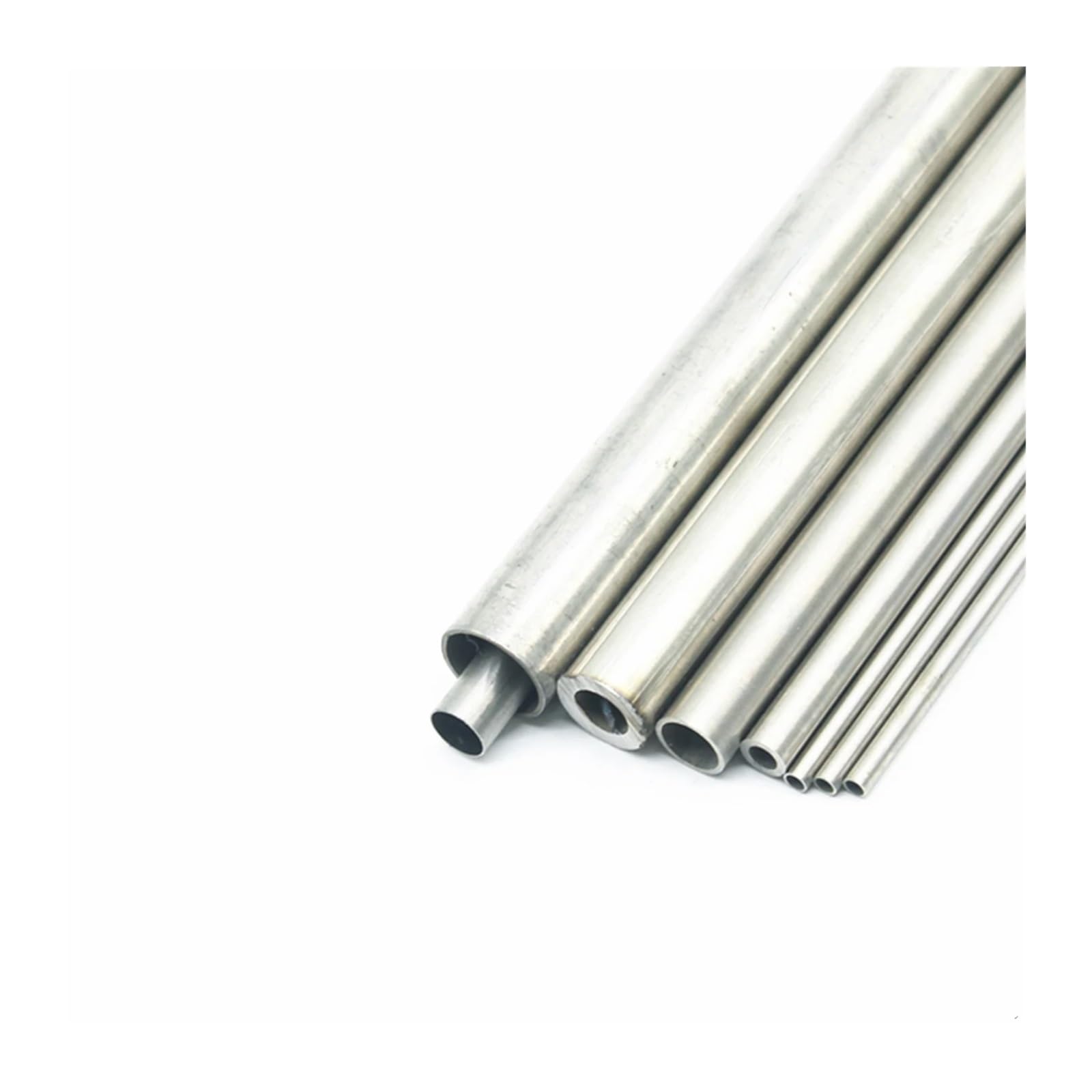 Nahtloses Edelstahlrohr 304, Außendurchmesser 1/1,5/2/3/5/6/7/8/10/12 mm, runde Kapillare, nahtloses gerades Rohr, Länge 50–500 mm (Color : 500mm, Size : 12x10mm)