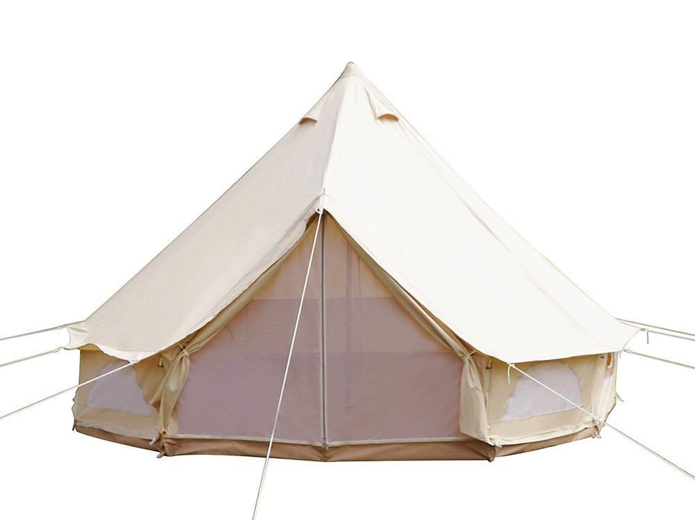 INTBUYING 3m Family Hiking Tent 4 Season Waterproof Cotton Canvas Bell Tent  Hunting 9.8ft for 3-5 Persons : Amazon.ca: Sports u0026 Outdoors