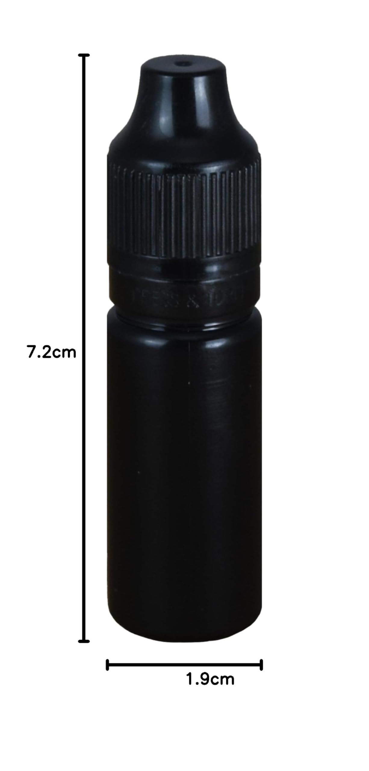 100 Leerflaschen 10ml mit Deckel Tropfflaschen Quetschflaschen Laborflaschen I HERRLAN - Qualität Made in Germany