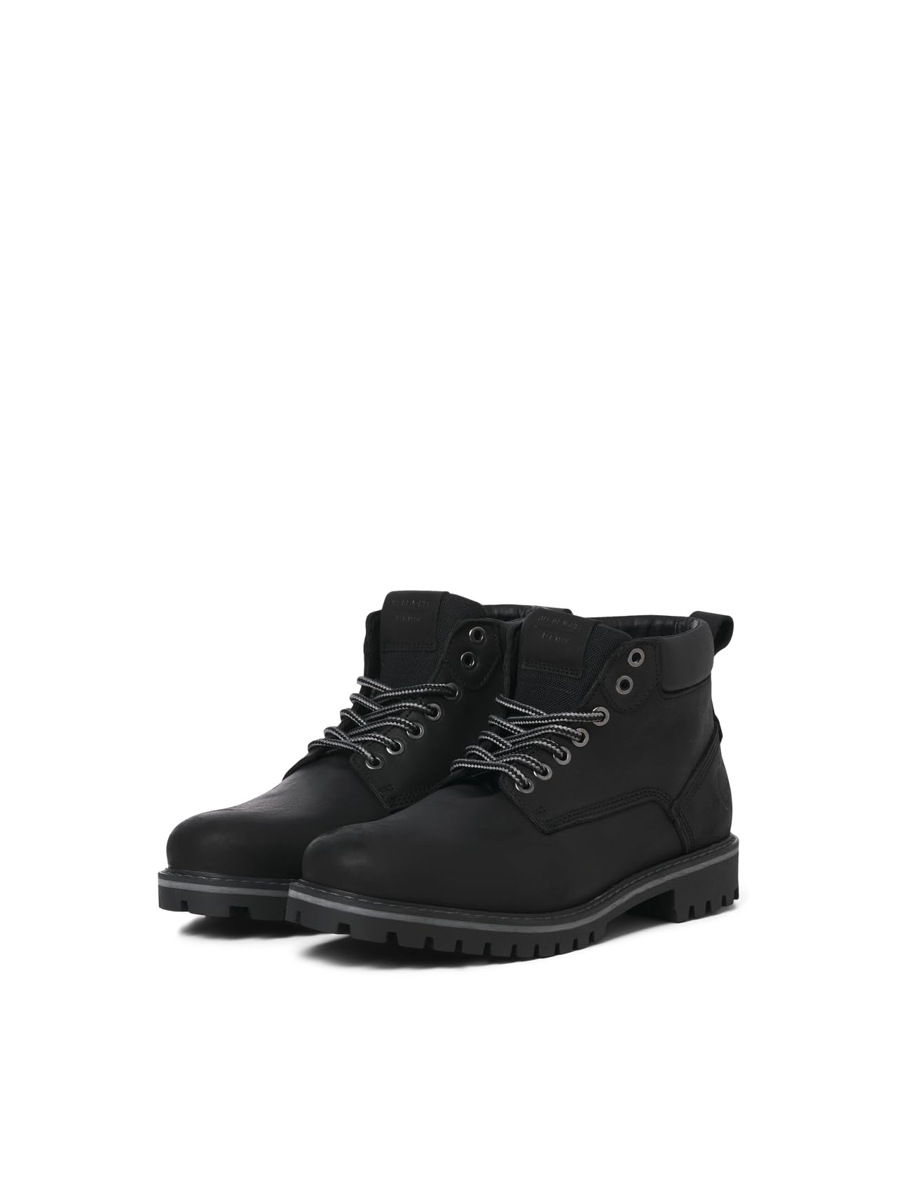 JACK & JONES Jfwqueensway - Stivale In Pelle Stivaletti stringatiUomo