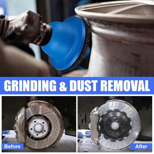 Afenau Radnabenschleifer, Innen-Ø 90 mm Radnabenschleifer Auto, 1500 RPM Radnabenreiniger KFZ, Effiziente Entfernung von Rostflecken Nabenschleifer für 1/2 Schlagschrauber