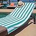 Arkwright Cali Cabana Stripe Beach Towel - Pack of 4, Soft Quick Dry 100% Cotton Terry Towels Set for Pool, Swim, and Hot Tub, 30 x 60 in, Green