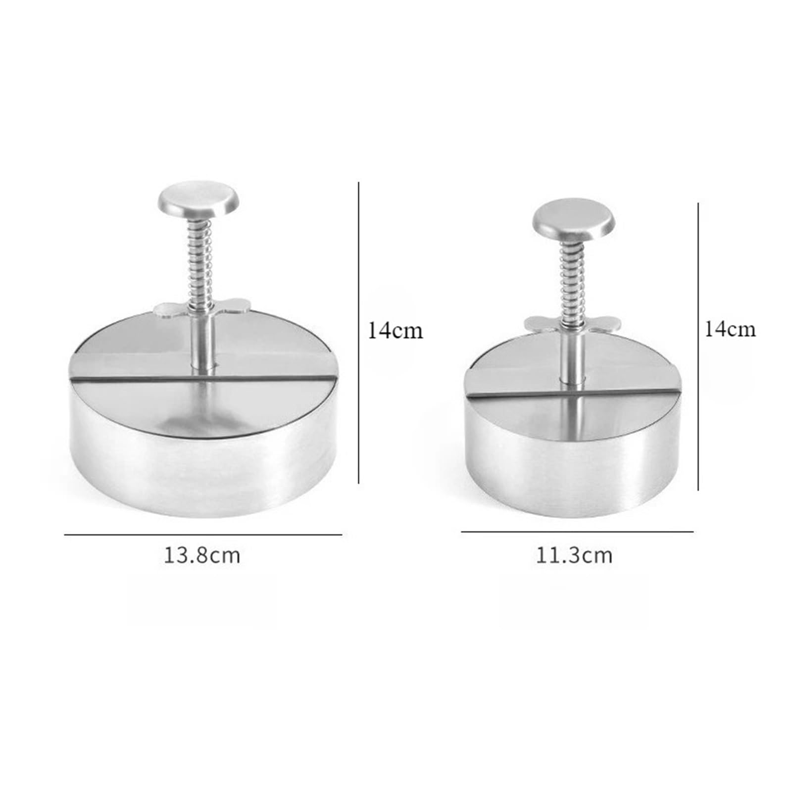 Pressa per Hamburger Pressa for Hamburger Antiaderente da 1 Pezzo, Stampo for Cheeseburger | For carne, manzo, formaggio, verdure, hamburger for griglia, barbecue(13.8cm)