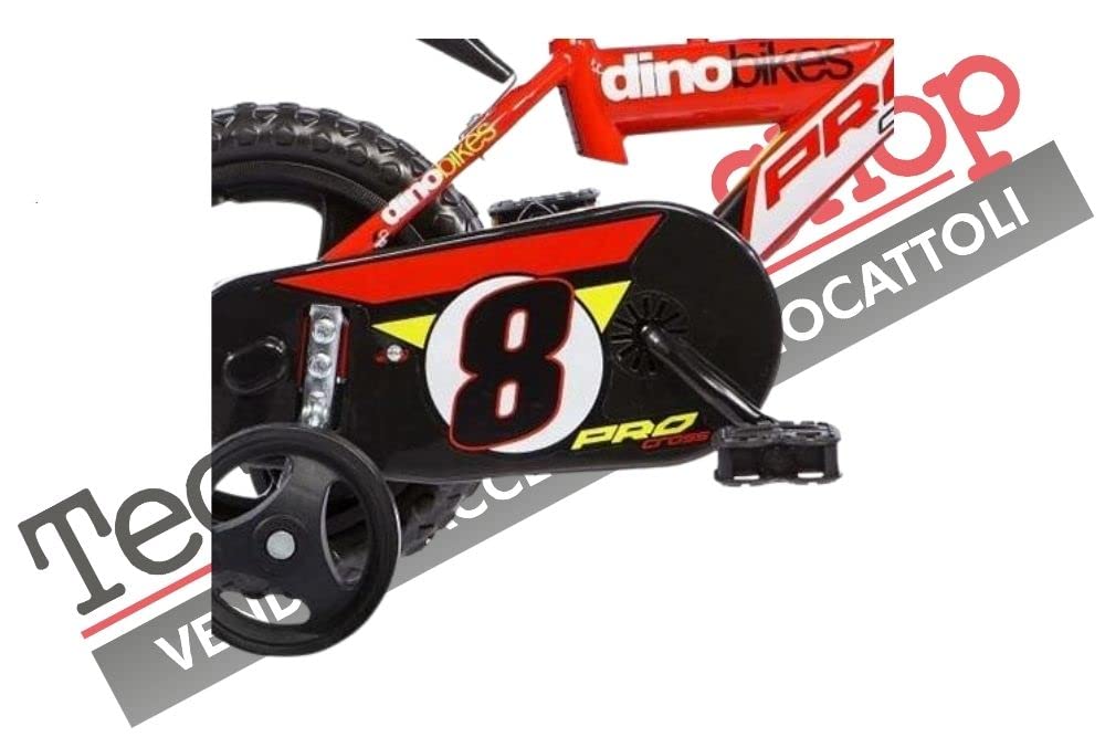 Bicicletta Dino Bikes Pro Cross Serie 23 per Bambino 12"-16" Taglia