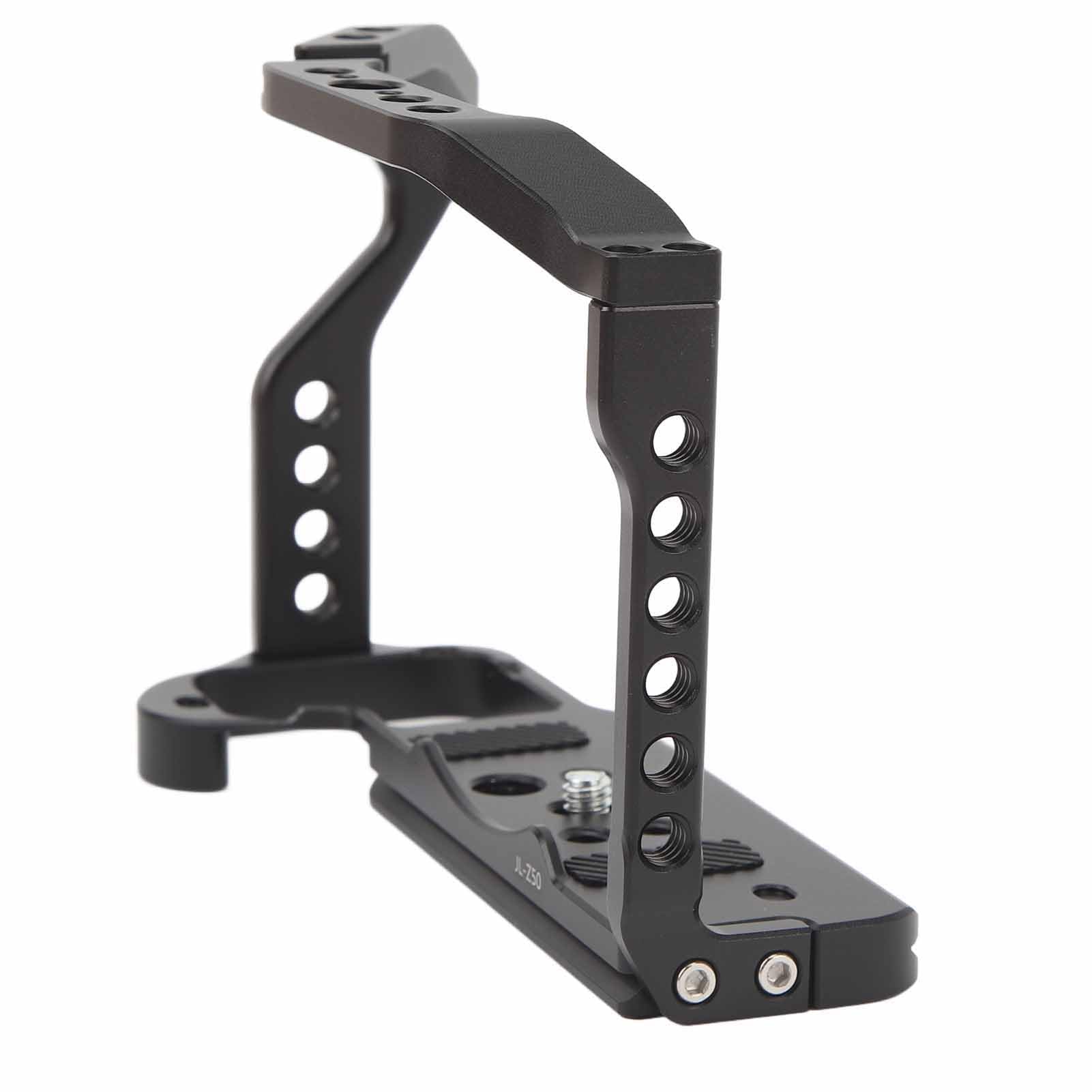 Jaula de Cámara Completa Compatible con Z50, Estabilizador de Plataforma DSLR de Aleación de Aluminio con Roscas de 1/4 y 3/8, Zapata Fría, para Montaje Arca para Vlogging,