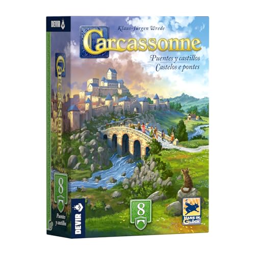Devir Carcassonne: Puentes y Castillos Expansión de Estrategia