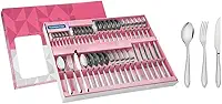 Faqueiro Aço Inox com Faca para Churrasco com 42 Peças Tramontina Laguna.