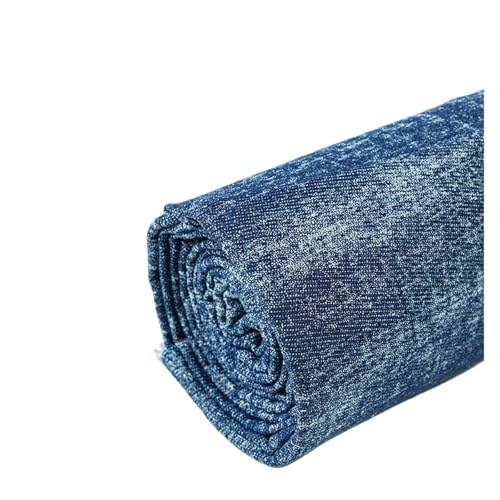 Tissu denim jacquard haut de gamme en coton motif créateur pour couture et robe élégante