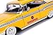 Jada Toys Marvel Deadpool 1957 Chevrolet Bel Air Taxi Deadpool Die-cast Car, 1:24 Scale Vehicle, 2.75
