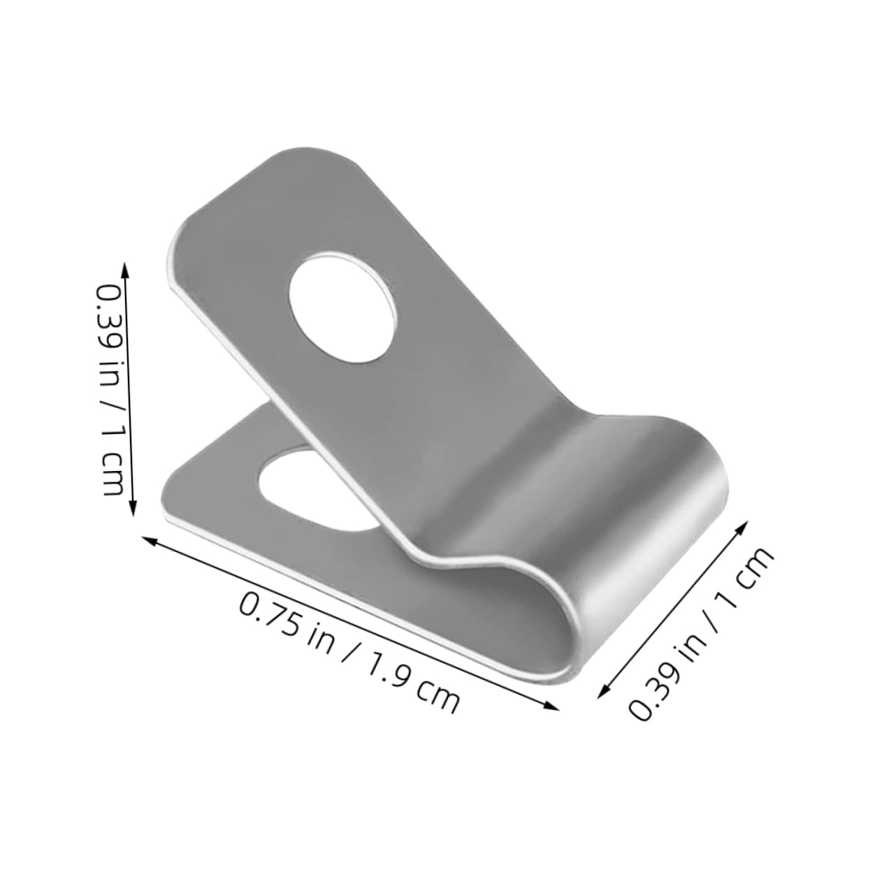 BESTonZON Clips Robustes en Aluminium Pinces Légères et Solide Lot de 100 pour Fil de Fer Clôture pour Clôtures pour Élevage et Cages d'animaux