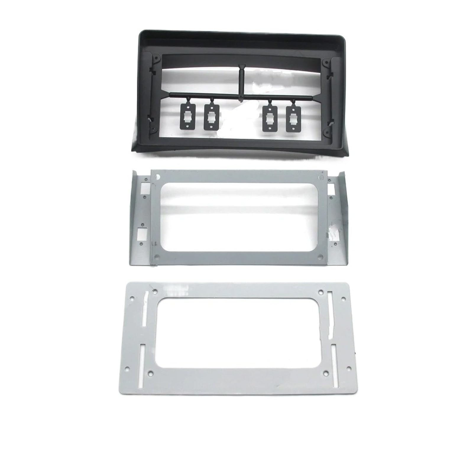 Blende Autoradio Für VW Für Multivan T5 2008-2015 9 Zoll Auto Radio Blenden Android Stereo Rahmen 2 Din Head Unit Panel Dash Trim Mit Kabel Können Radioblende(Frame)