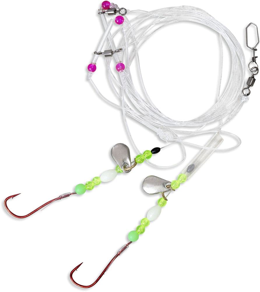 Terminale Zebco Z-Sea Flatty Per Pesca In Mare – 7 X 120 Cm – Amo Misura 2, Lenza 0,60/0,40 Mm
