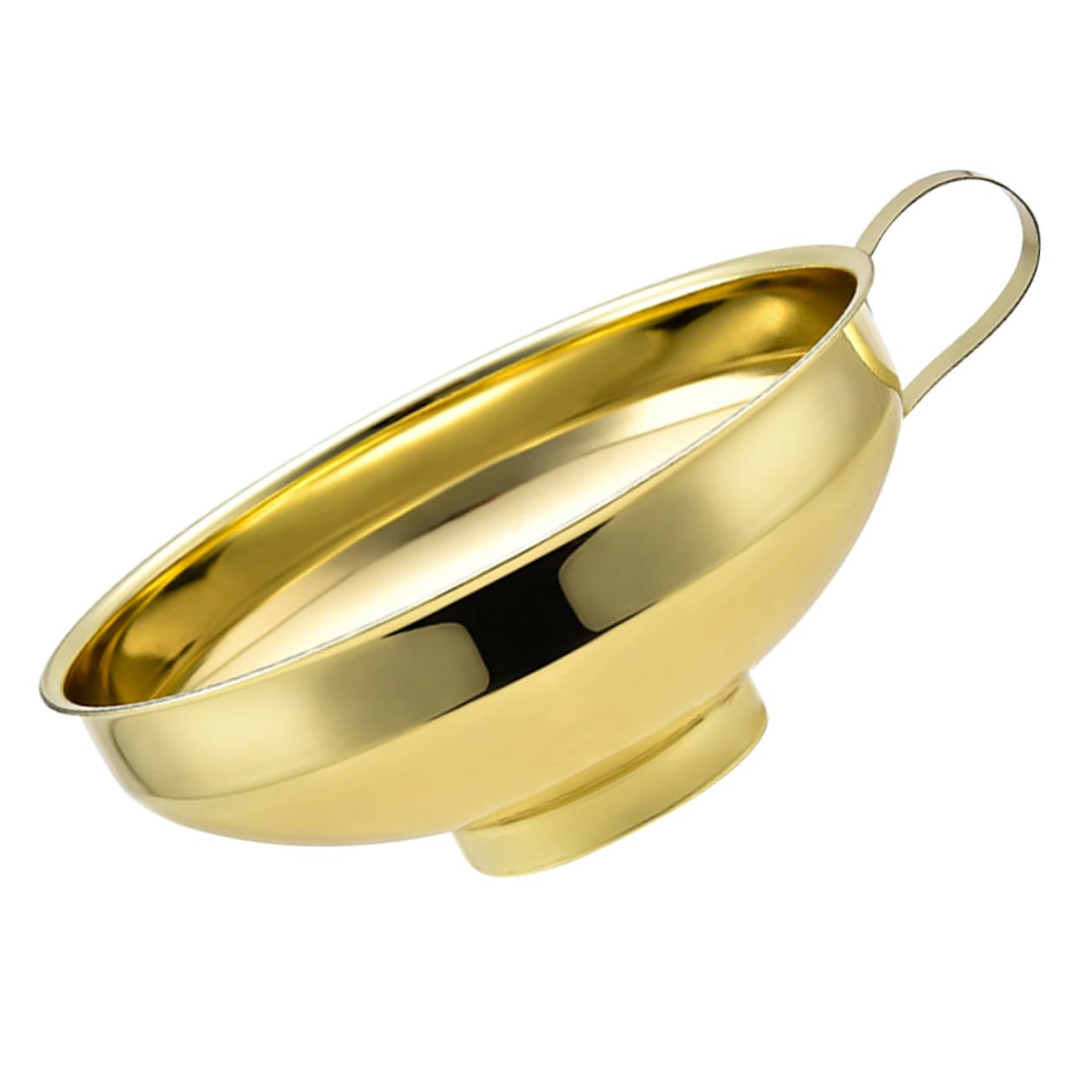 Zerodeko 5piezas Embudo De Acero Inoxidable De Boca Ancha Herramienta Multiusos Para Transferir Líquidos y Sólidos Resistente y Fácil De Limpiar Para Vino Jugo Cocina y Hogar