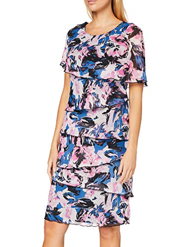 Gina Bacconi Fiorela Vestido de cóctel, Pink/Black, 12 para Mujer
