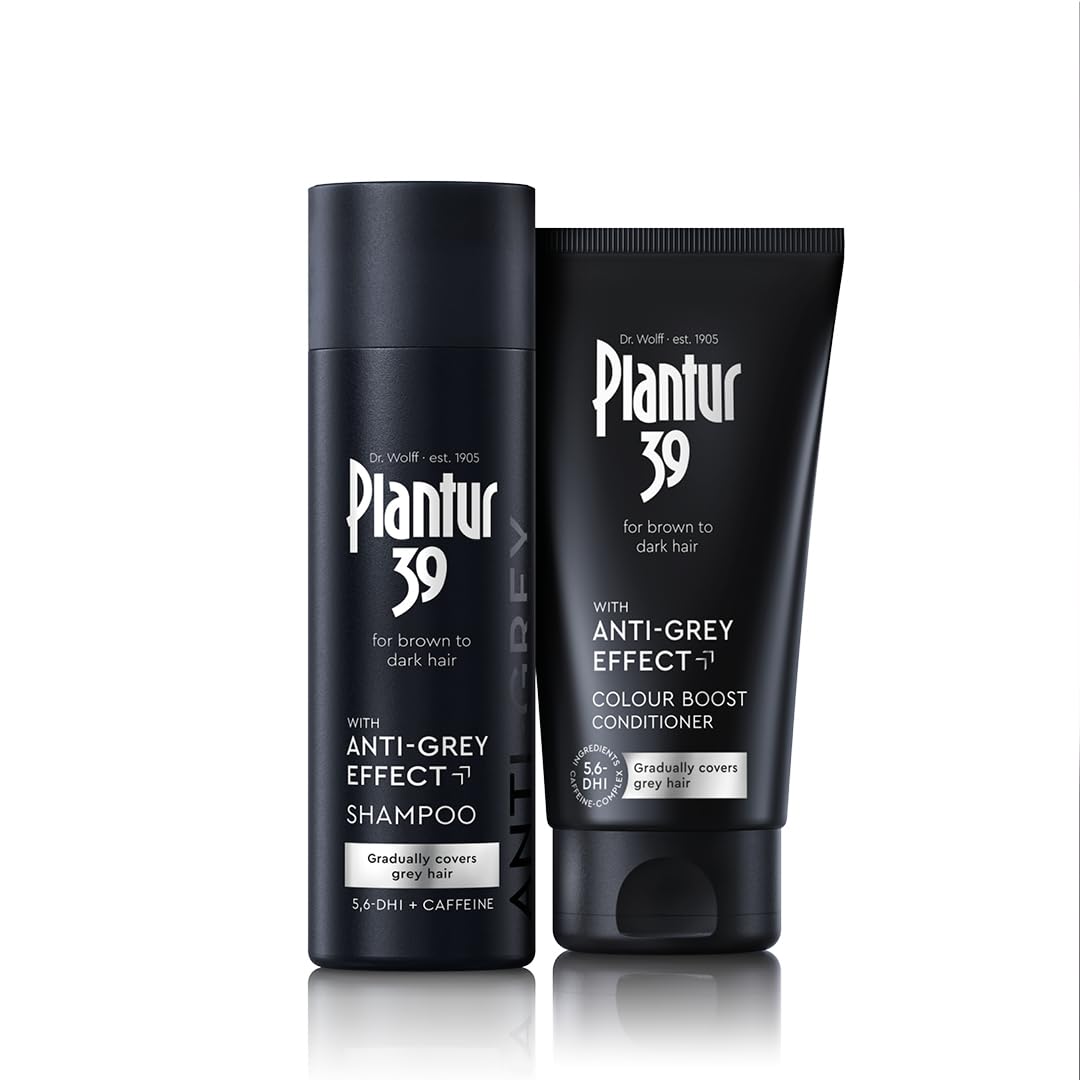 Plantur 39 Anti-Grey effect 5.6-DHI & Caffeine Set, 175 ml (Pack of 2)