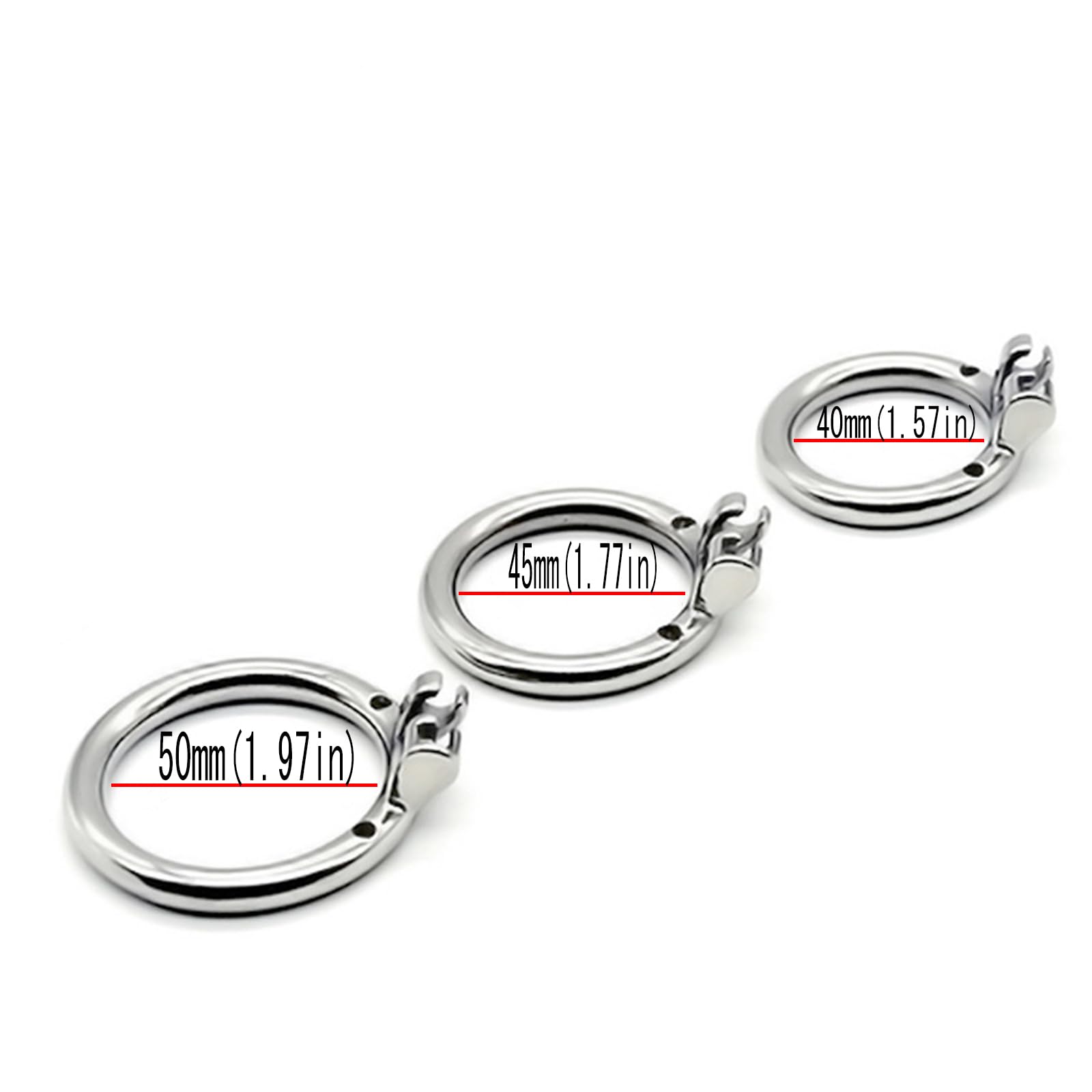 Cage à pénis, Cage de chasteté, dispositifs de chasteté Masculins, entraves sexuelles,3 Rings