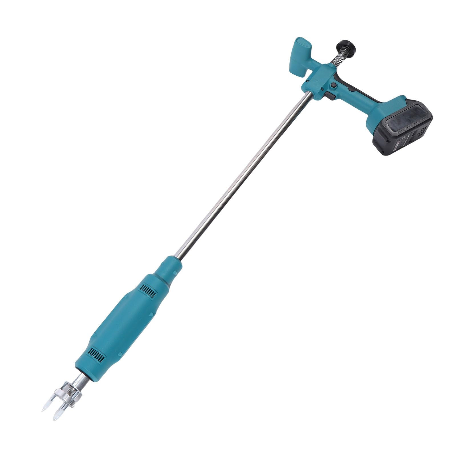 Jeffergarden Elektrischer Unkrautschneider, Kabelloser Unkrautstecher, Elektrischer Unkrautstecher, 21 V, Lithium-Ionen, 2 Stunden Laufzeit, 85% Weniger Nachwachsen, 15,2 cm Tief, Leise (EU-Stecker)
