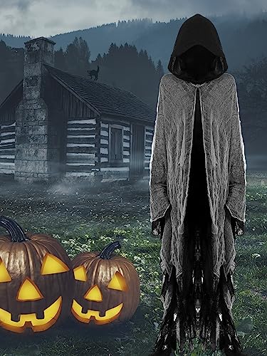 Geyoga CI-GEYOGA-CI25345678 1 Pcs Halloween Medieval Cloak Men With Hood Vintage Horror Cape Renaissance Cloak thumb #6