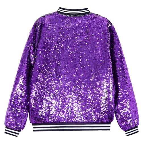 YIYI Mens Jacket Sequin Males Bomber Flip Sparkly Striped Varsity Glitter Party Outwear Coat Birthday Holiday Clothes2