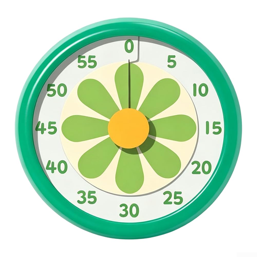 Temporizador Visual Mecánico 60 Min Sin Pilas Alarm