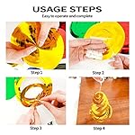 30 Pieces Hanging Swirl Party Decorations Foil Decorations Ceiling Swirl Spiral Hanging Plastic Streamer for Ceiling Birthday Graduation Wedding Celebration Baby Shower Party Supply （Colourful） - Image 4
