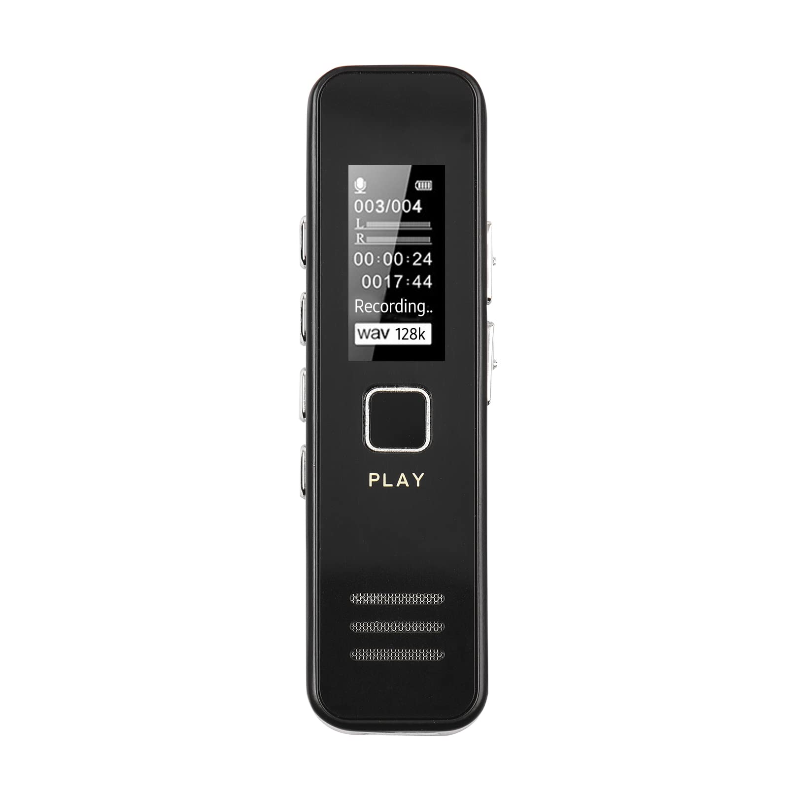 YIWENG Digital Voice Recorder 32GB Voice Recording Device 32-1536KBPS for Lecture Meeting Interview Business Talk Audio Recorder with Playback,MP3 Music Player,Earphone,Password (TF Card Not Included)