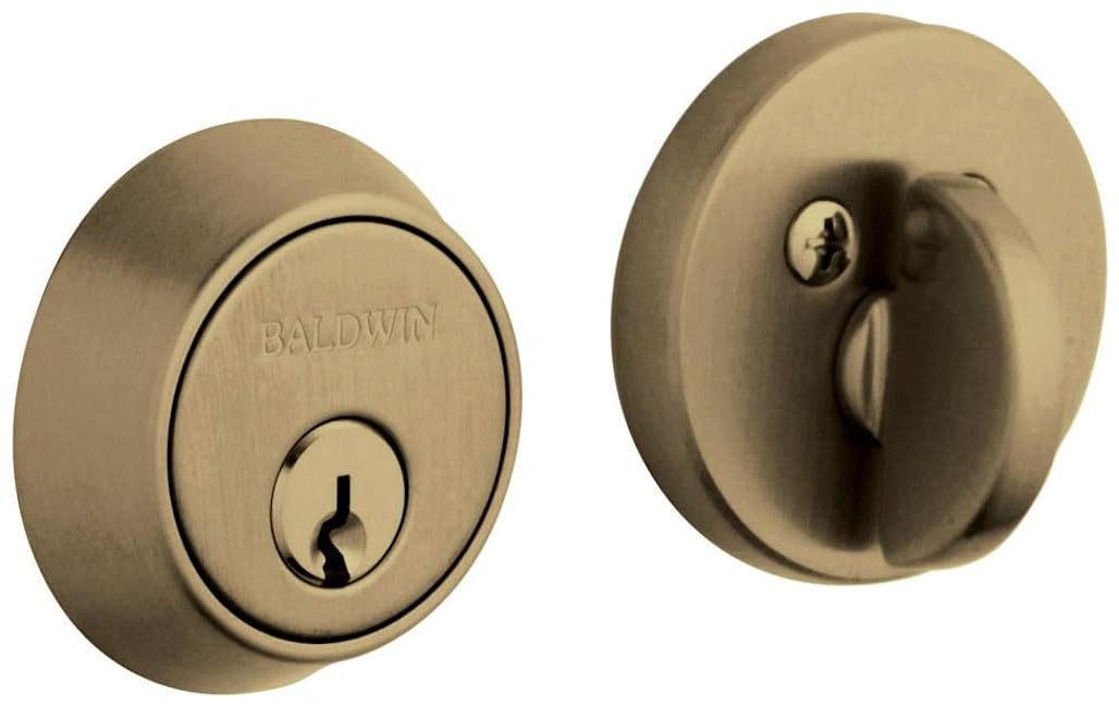 Baldwin Hardware 8041.050 Deadbolt Lock : éliminez les failles de sécurité de votre entrée de maison