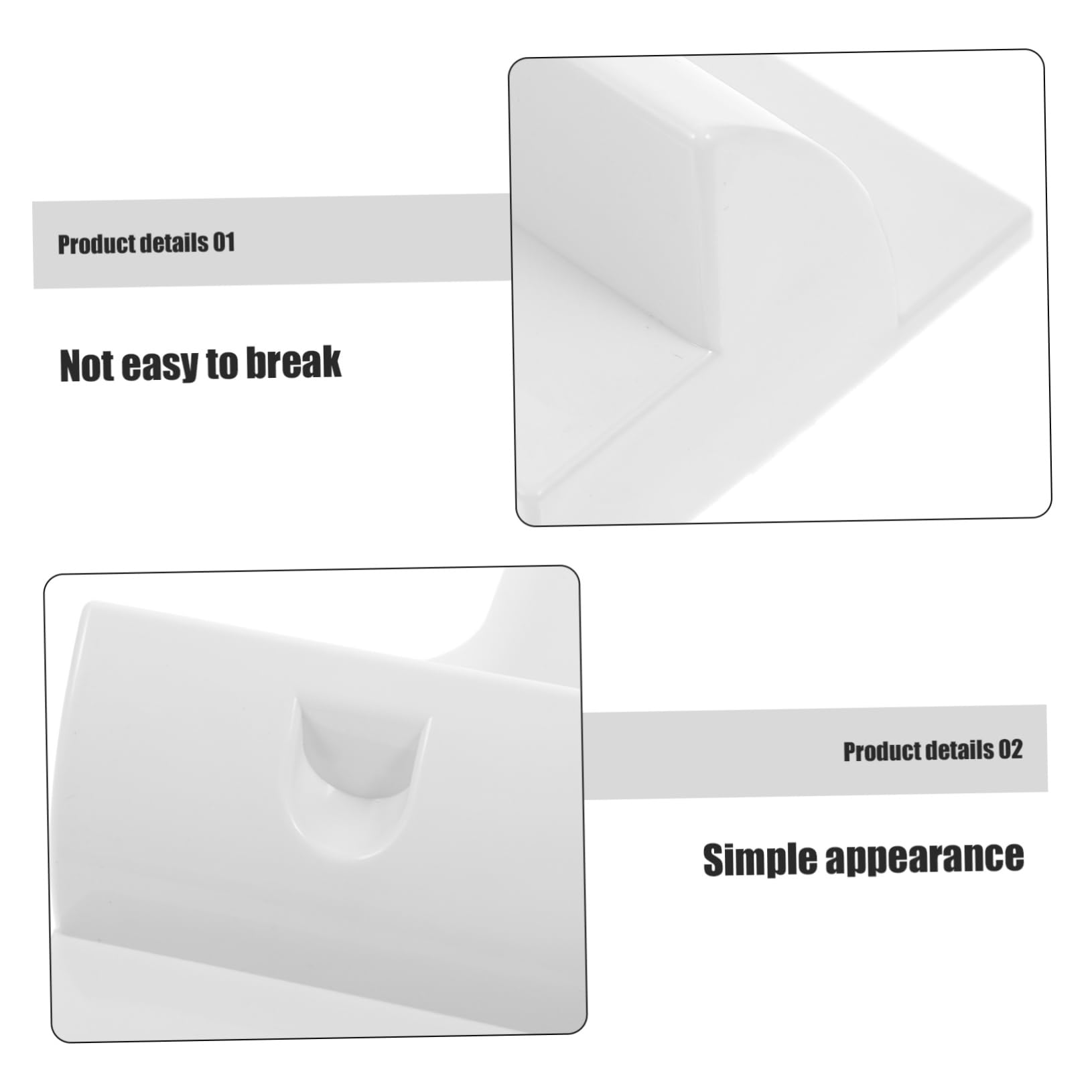 Supporto Necessità e Tetti Fotovoltaici per Camper Pannelli Forare Piani in Abs Bianco senza Protezione per Pannelli Solari, Kit 4 Pezzi per Outdoor