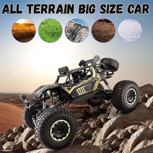 Image of GRAPHENE RC Car 1:8 Large Scale 4x4 Electric Rapidly Off Road Big Car for,2.4Ghz All Terrain Waterproof Remote Control Truck, Remote Control for Kids Boys and Adults