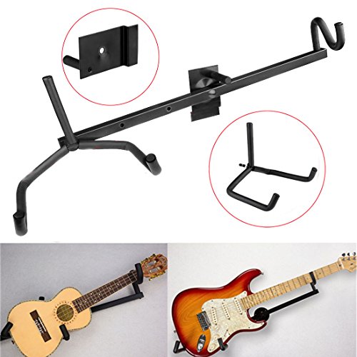 Soporte horizontal de pared para guitarra eléctrica, acústica, clásica, bajo y ukelele, de JJOnlinestore