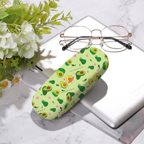 Image of Glasses Case Hard Shell,Portable Protective Eyeglasses Case, Eyeglass Holder Box with Cleaning Cloth, for men women