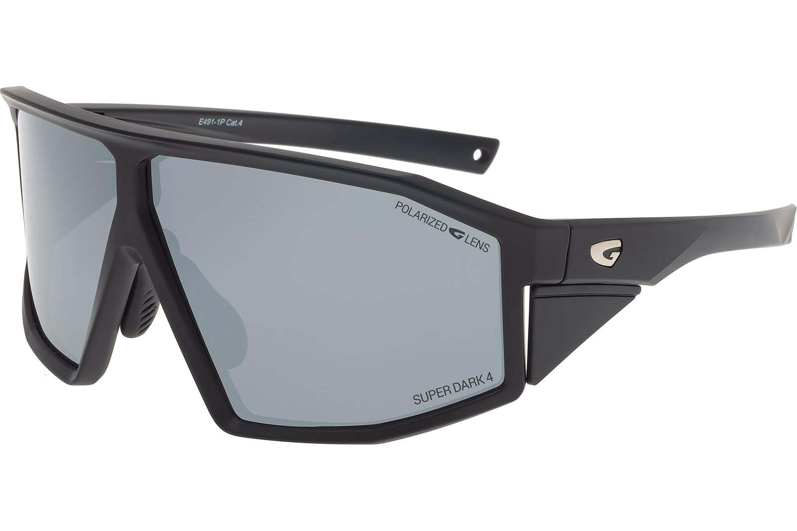 GOG LHOTSE Polarisierte Gletscherbrille Kategorie 4 – Hochgebirgsbrille für Alpinismus, Wandern & Expeditionen – UV400 Schutz & Silber Verspiegelt