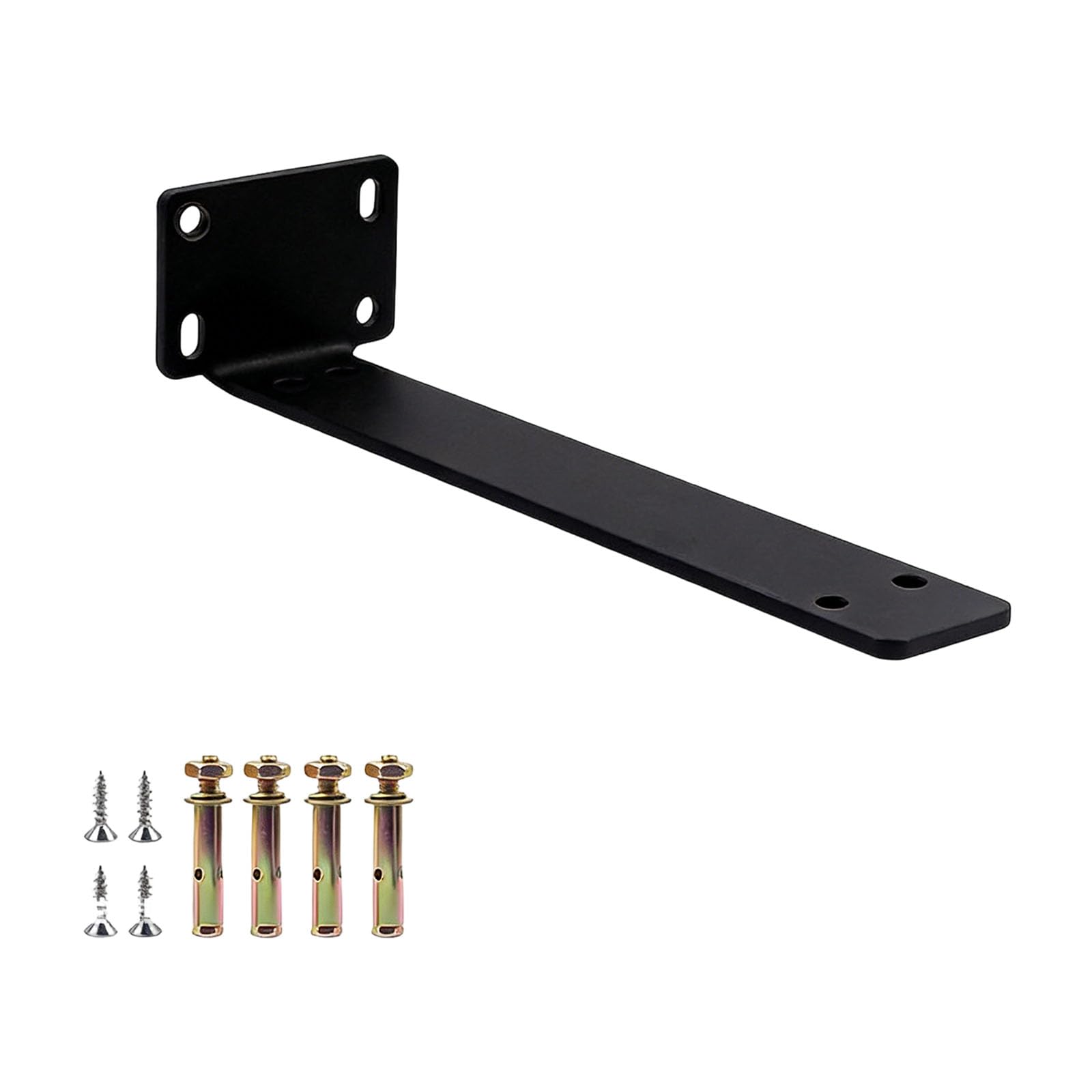 JAMIEKA Thicken Floating Shelf Brackets Integrated Wall-Mounted Invisible T Brackets for Wall Mounting and Space Saving