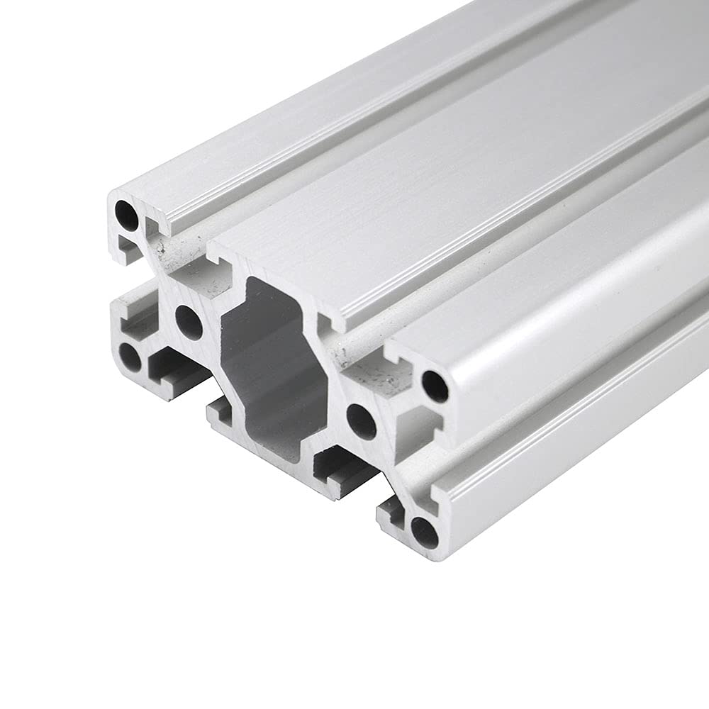 GTPBAO Profilo in alluminio 4080 Standard europeo 40x80mm Telaio for estrusione anodizzata for espositori e strutture for attrezzature Binario estruso(900mm long)