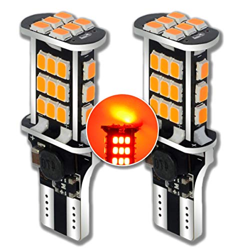 MCK Auto - Bombillas LED T10 T15 W16W Canbus Rojo Luces de...