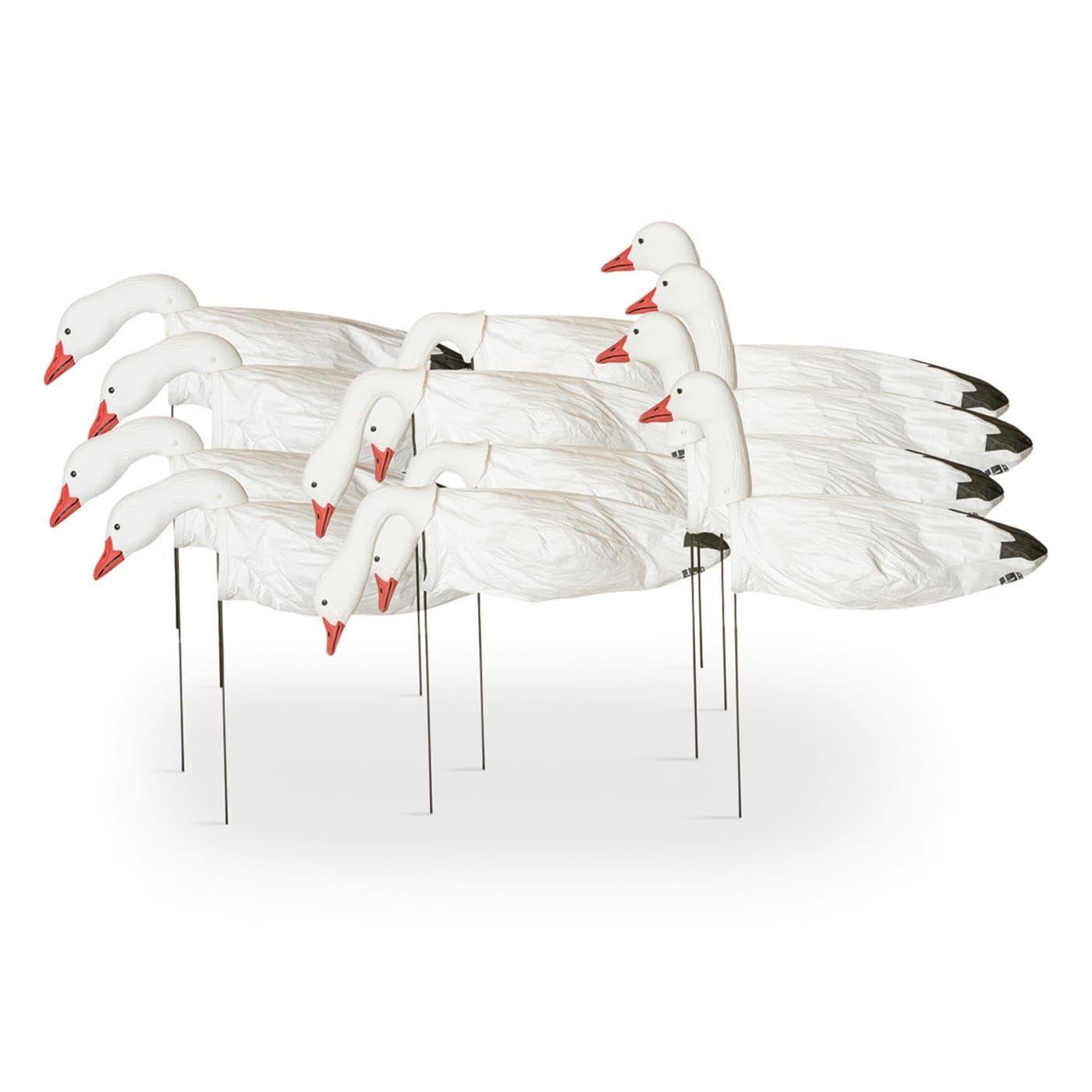 Avery GHG 3D Head Pro-Grade Windsock Decoys - Snow Goose with Painted Heads